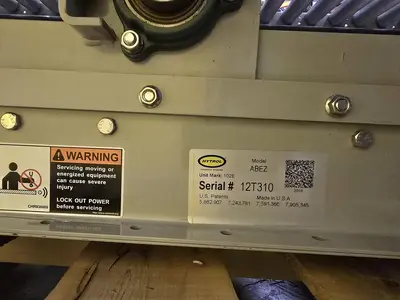 Used HYTROL ABLR CONVEYOR Roller Conveyors Wisconsin US | Packer City Sales #1304194