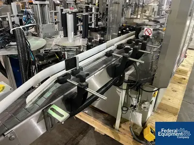USED Quadrel Quadrel Wrap Around Labeler, Model Rotary
