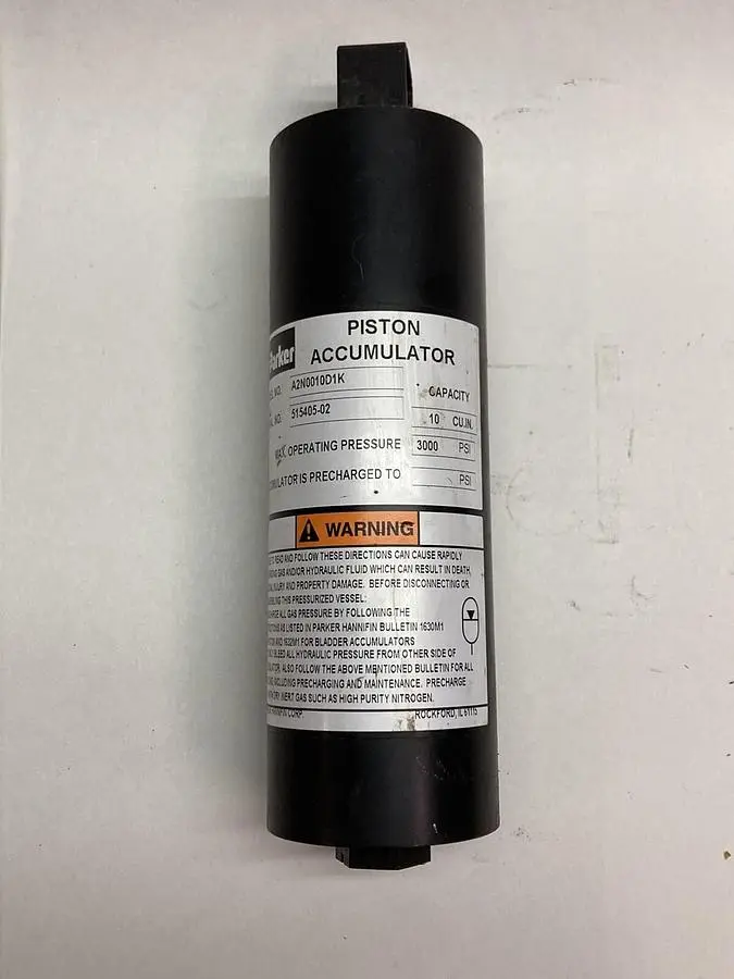 New | in-Stock PARKER A2N0010D1K Accumulators Ohio US | Surplus Asset Holdings #1225766