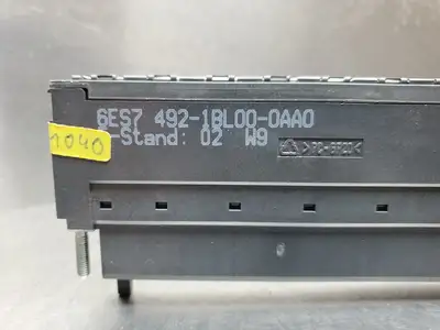 USED Siemens 6ES7 492-1BL00-0AA0 48-Point Connector Terminal