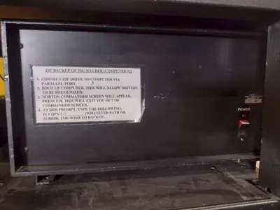 12" WELDLOGIC MODEL CWT-12 TIG WELDING LATHE, WITH WELDLOGIC AWS-150 CONTROLLER: YOBRO #24403