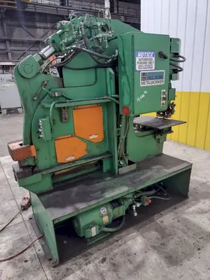 105 TON HILL ACME MODEL #6A HYDRAULIC IRONWORKER W/ CLAMPING: STOCK #22832