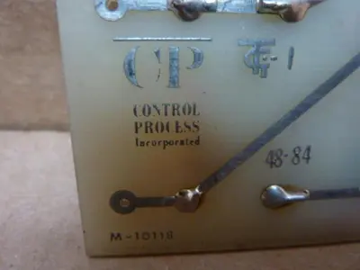 USED CONTROL PROCESS M-10118