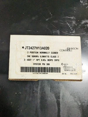 Johnson Controls JT2427H13A020 Actuated Valve Assembly JT2427
