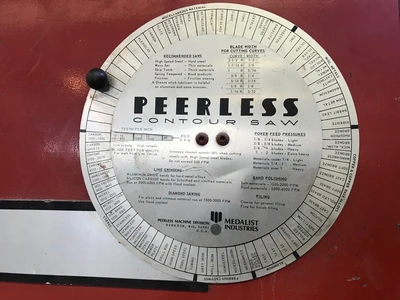 PEERLESS Vertical Bandsaw