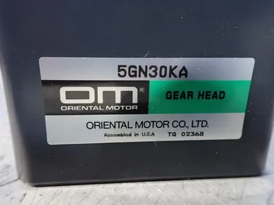 New | in-Stock ORIENTAL MOTOR 5GN30KA Speed Reducers Ohio US | HGR 24 #802882