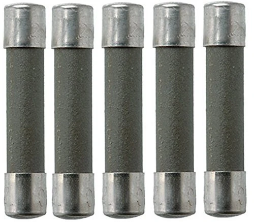 Bussmann ABC-10 10 Amp Fast Acting Ceramic Tube Electrical Fuse, 250V, 5 Units [New]