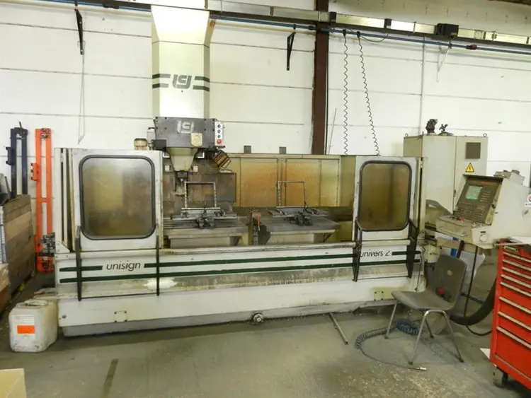 Used UNISIGN UNIVERS 2 X: 1800 - Y: 550 - Z: 300MM Vertical Machining Centers BE | Apt International N.V #361905