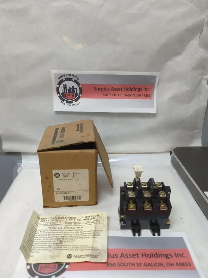 Used ALLEN-BRADLEY 42185-800-01 Miscellaneous Equipment (Electrical & Power) Ohio US | Surplus Asset Holdings #1243690