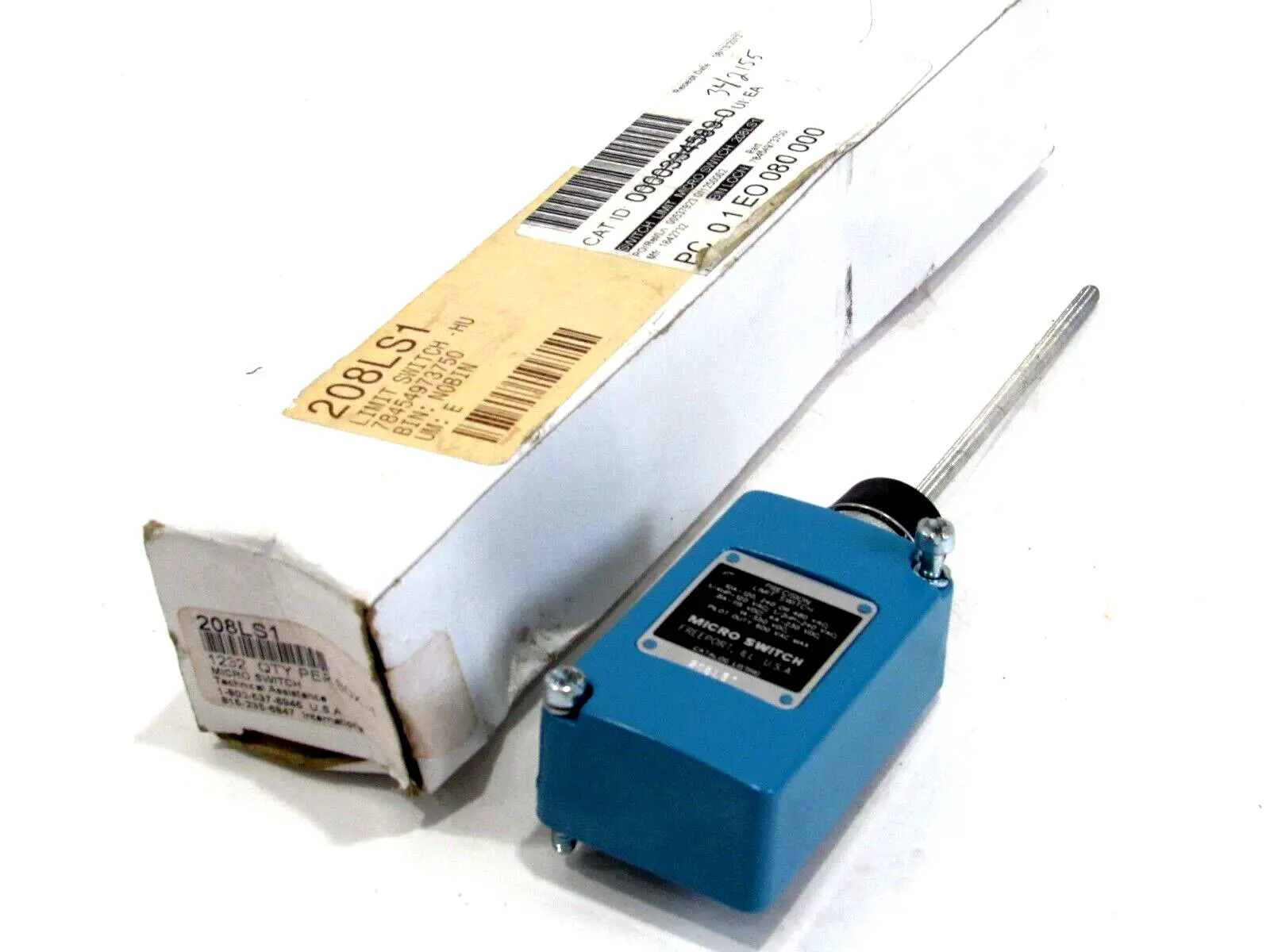 NEW HONEYWELL MICRO SWITCH 208LS1 LIMIT SWITCH