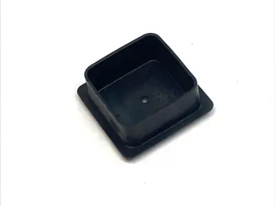 USED CAPLUGS FINISHING PLUG 1.5" SQUARE TUBING 11GA BLACK