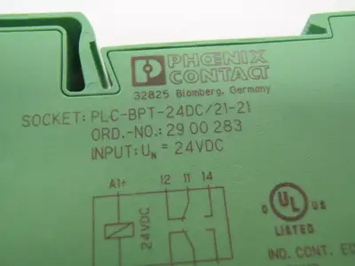 PLC-BPT-24DC/21-21 29 00 283 | Phoenix Contact PLC-BPT-24DC/21-21 Terminal Block 29 00 283 - New