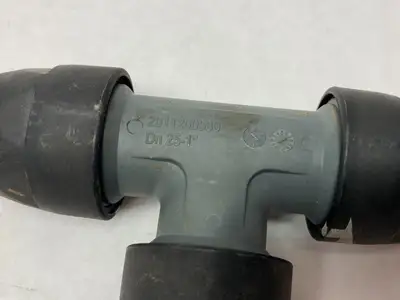 USED AIRNET EQUAL TEE PIPE SOCKET FITTING DN25MM