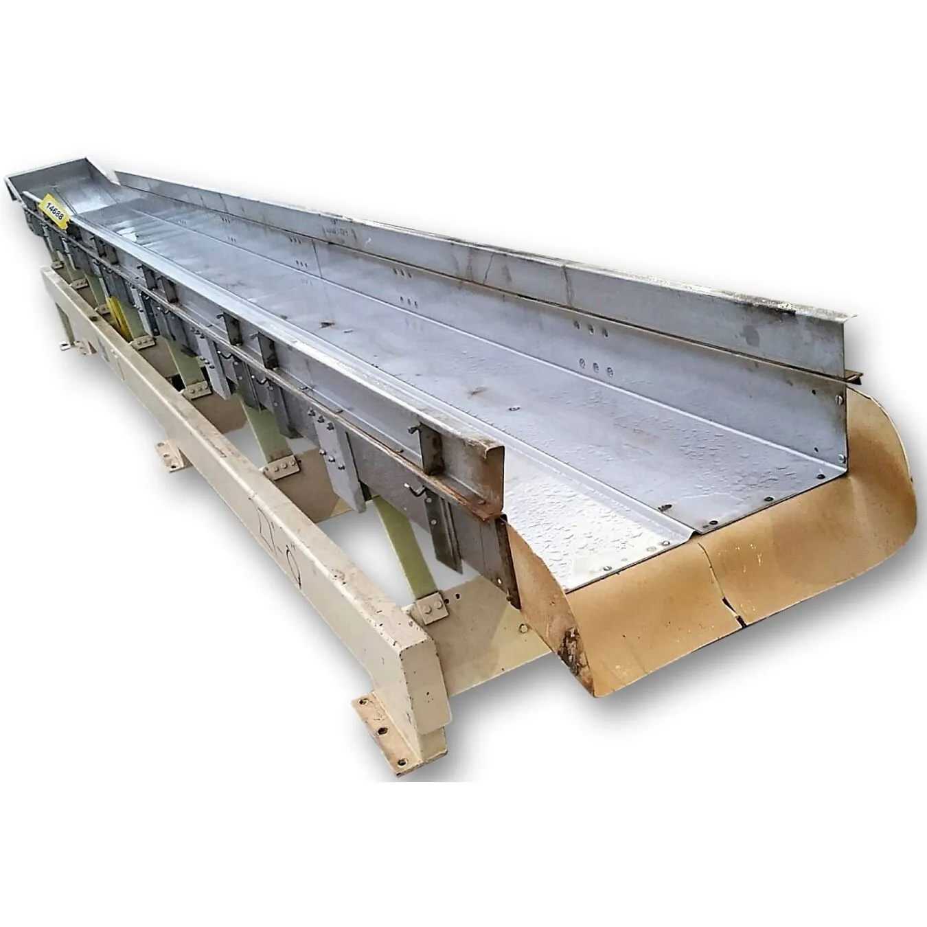 Used Cardwell Vib-o-vey 24"W X 27' L Stainless Steel Vibrating Shaker Conveyor