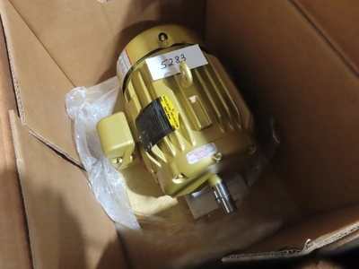 new surplus 5 hp Baldor Electric Motor, 1750 rpm