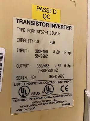 USED MITSUBISHI ELECTRIC VFS7-4110UPLH