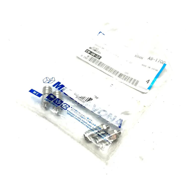 New | in-Stock MISUMI AIR COUPLER SOCKET, CHEMICAL RESISTANT, THREADED PLC Ethernet Equipment | Maverick Industrial Sales #1105613
