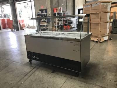 171-0230 72" Self Contained Cold Salad Bar Buffet Table