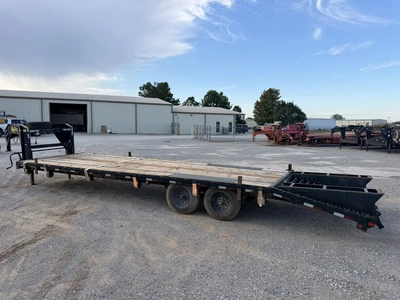 Used 2019 BIG TEX 14GN-25BK + 5 Flatbed Trailers Oklahoma US | Miedema Asset Management Group #1709315