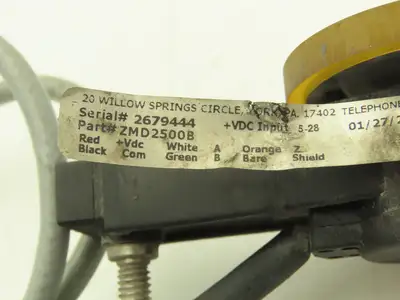 Red Lion ZMD2500B Rotary Encoder with Measuring Wheel 5-28VDC