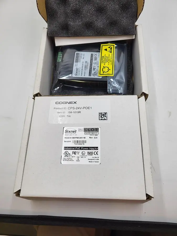 New | in-Stock SIXNET SIXNET INDUSTRIAL POE POWER INJECTOR EB-PSE-24V-1B *SEALED* Industrial Controls | ND Industrial Surplus #1216689
