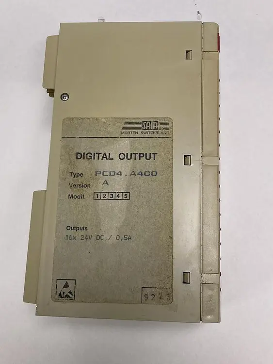 Used SAIA PCD4.A400 Input / Output Modules | Surplus Asset Holdings #1206051