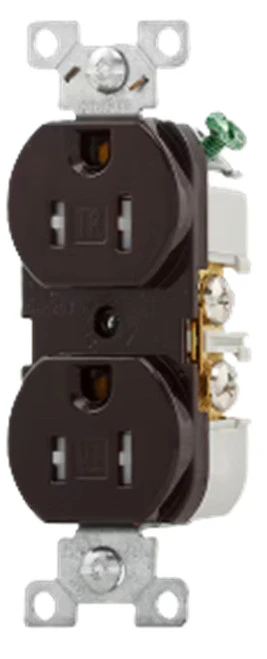 Eaton TRBR15B-SP-L Commercial Duplex Receptacle, NEMA 5-15R, 15A [New]