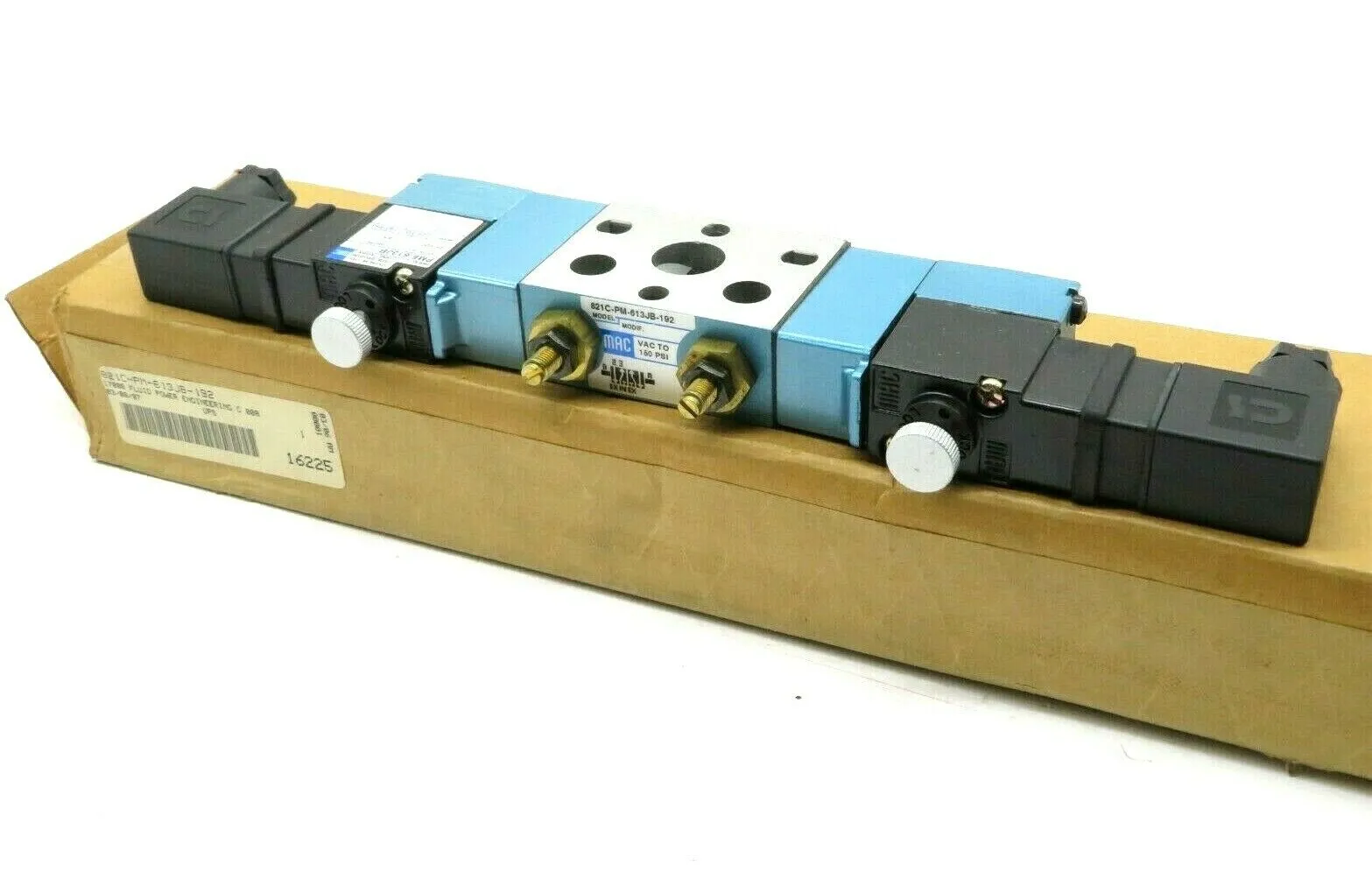 NEW MAC VALVE 821C-PM-613JB-192 SOLENOID VALVE PME613JB 821CPM613JB192
