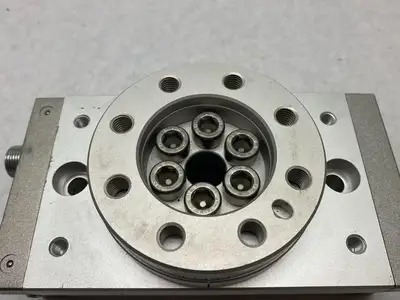 USED SMC ROTARY ACTUATOR TABLE, RACK & PINION TYPE, SIZE 100