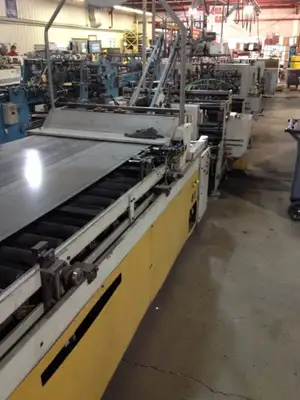 Bobst Domino 110 M-II (straight line, auto bottom, 4 corner, 6 corner.