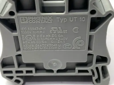 USED PHOENIX CONTACT FEED-THROUGH TERMINAL BLOCK 3044160 LOT OF 13