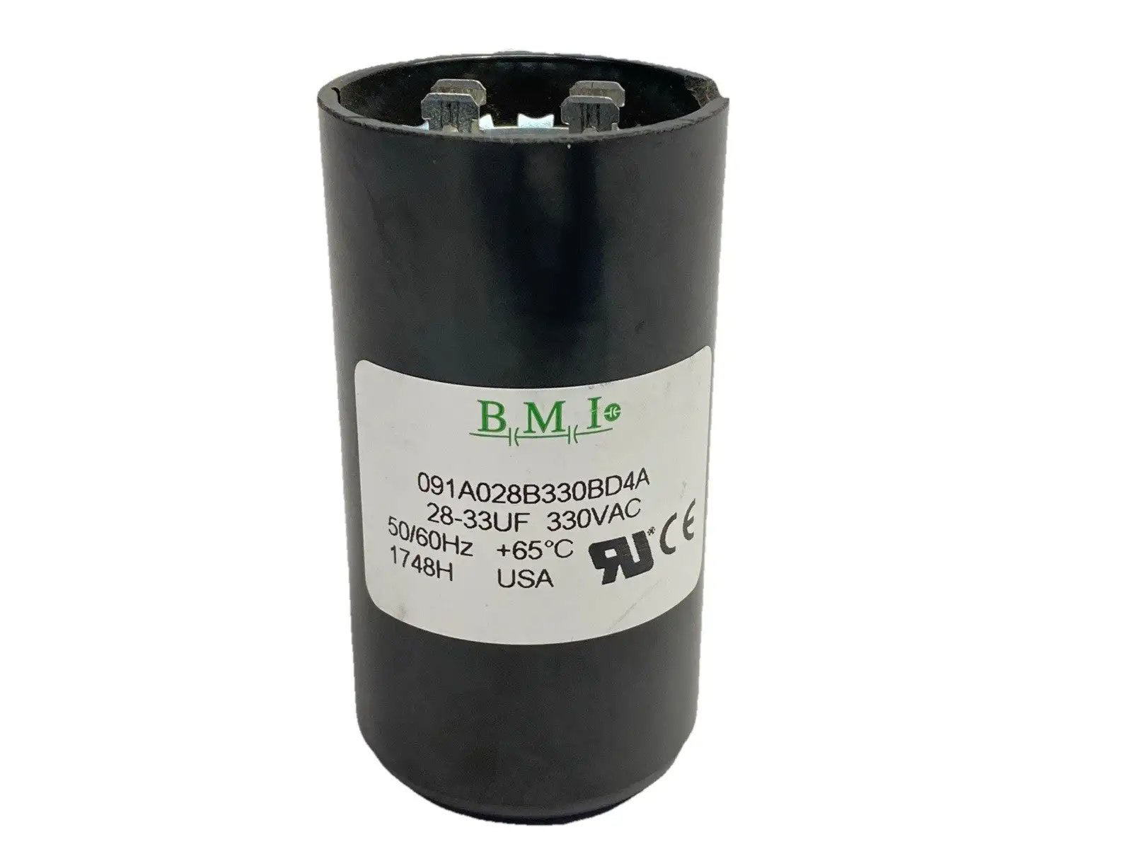 091A028B330BD4A | BMI  Capacitor 28-34UF 330VAC - Used