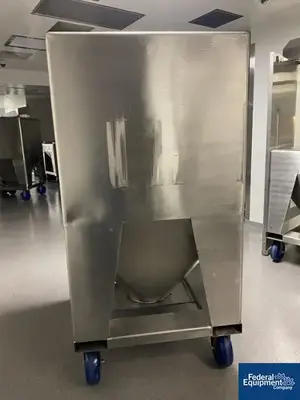 USED TOTE Systems 48" x 42" x 40" Tote Systems Stainless Steel Transfer Bins