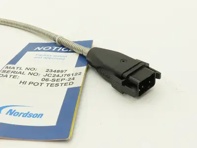 Nordson 234897 FP200 EX Hot Melt Glue Dispenser Applicator Gun w/Hose 240V