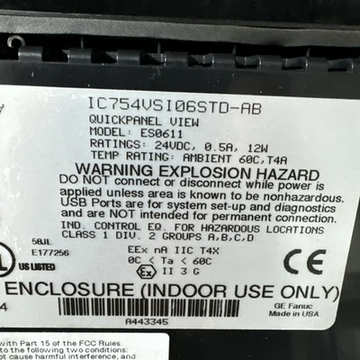 USED GE Fanuc IC754VSI06STD-AB