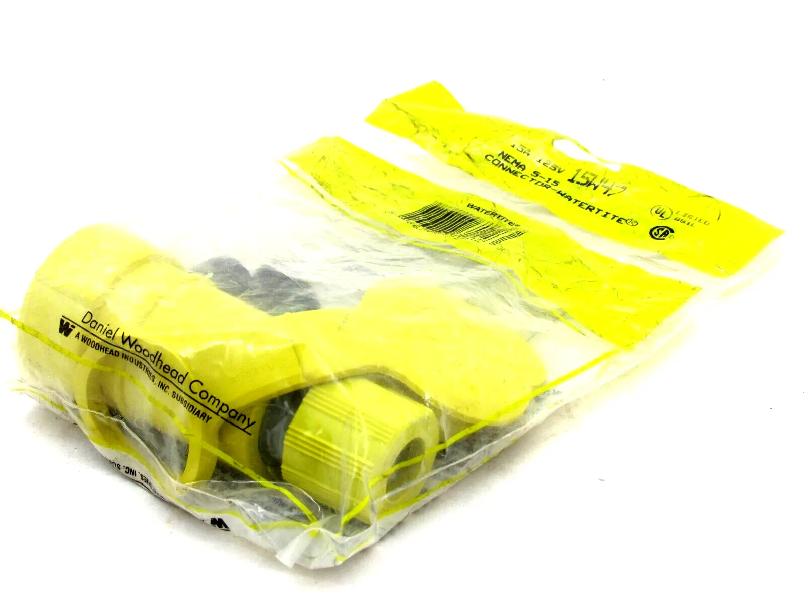 NEW DANIEL WOODHEAD 15W47 WATERTIGHT CONNECTOR