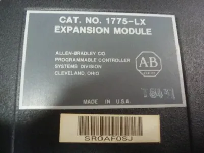 Allen Bradley 1775-LX PLC-3 Expansion Module Used