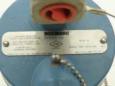 Dieterich Standard Fisher Rosemount DCR+26S Primary Flow Element Meter 1470" H20