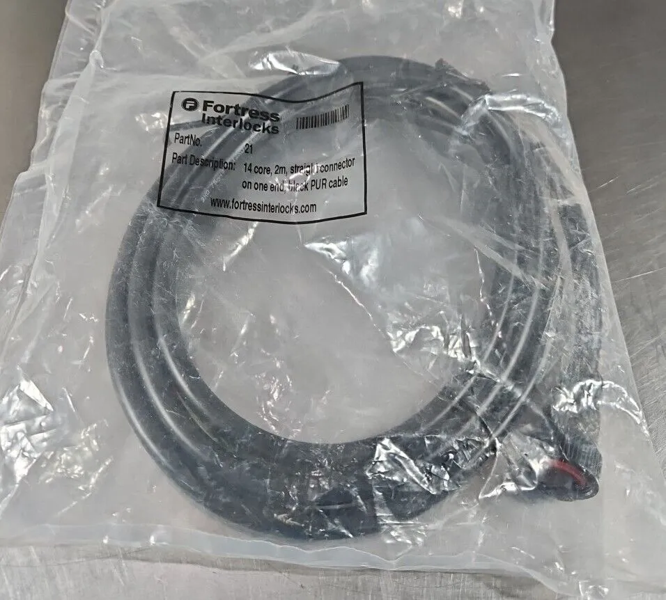 FORTRESS INTERLOCKS 21 14-Core 2m Straight Connector Cable Loc5E-25