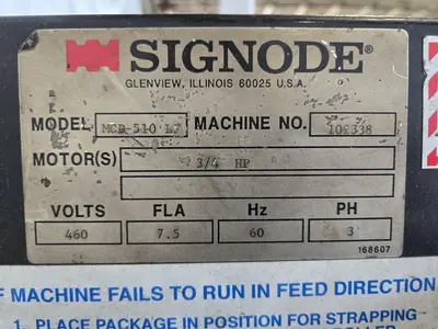 Used SIGNODE MCD-510 LF Strappers Ohio US | G-2000, Inc. #1077946