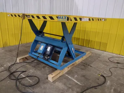 4,000 LBS X 72" X 72" LIFT PRODUCTS MODEL #LPT4W-040-36 HYDRAULIC SCISSOR LIFT TABLE: YOBRO #24987