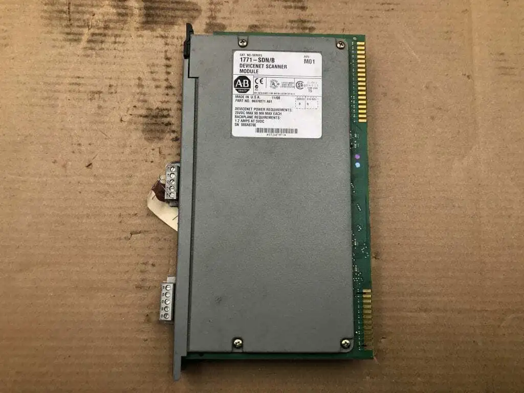Allen-Bradley 1771-SDN/B Rev M01 Series B Devicenet Scanner Module