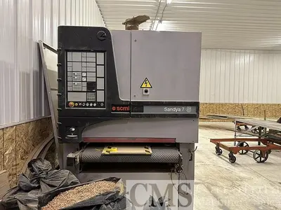USED 2005 SCMI SANDYA 7S 43" 2-HEAD WIDE BELT SANDER