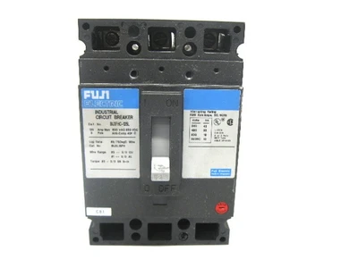 Fuji Electric BU3FHC-125L Circuit Breaker 125 Amp, 3 Pole 600 Vac/250 Vdc