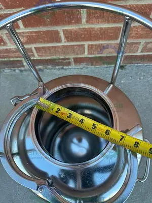 USED ALLOY PRODUCTS 10 LITER STAINLESS STEEL PROCESS / PRESSURE VESSEL 40 PSI
