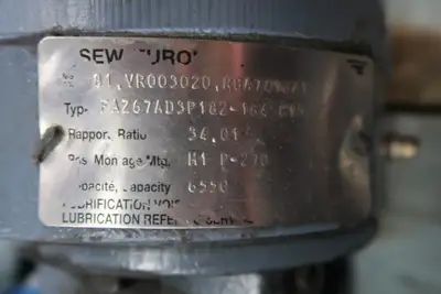 Used SEW FAZ67AD3P182-184S015 Gearboxes British Columbia CA | Lenmark #268194