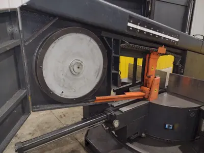 16" X 28" COSEN MODEL #SH-710LDM HORIZONTAL 60° MITERING BAND SAW: STOCK #23643