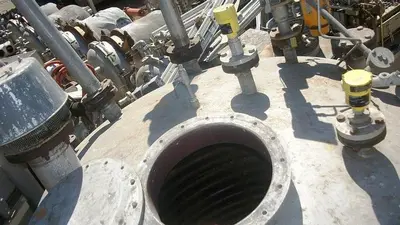 Tank, 1,000 Gallon, S/st, 70" x 62", DT/FB #S741895