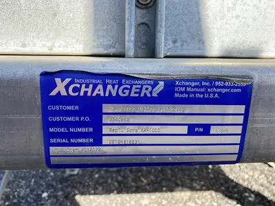 Used 2010 XCHANGER AA-1000 Heat Exchangers | DH Griffin Used Equipment #1383232