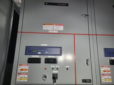 25kV 1200A 3ph Switchgear Unit w/ (2) Power Vac Breaker VB1 27.0-16-0